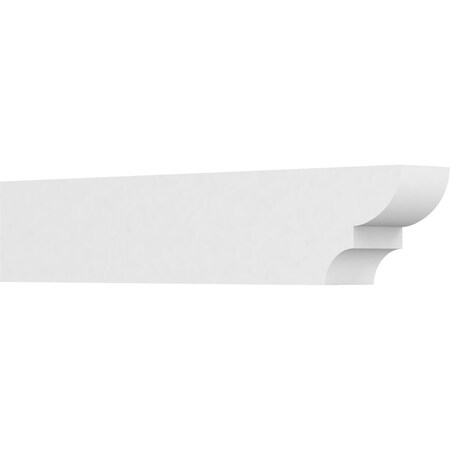 Ekena Millwork Standard Ridgewood Architectural Grade PVC Rafter Tail, 4"W X 6"H X 30"L RFTP04X06X30RID